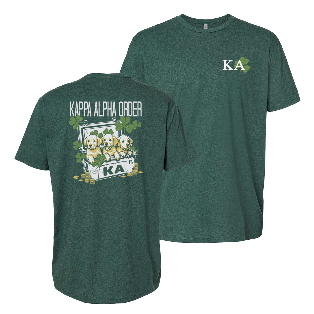 Green Kappa Alpha Order St.Patrick's t-shirt