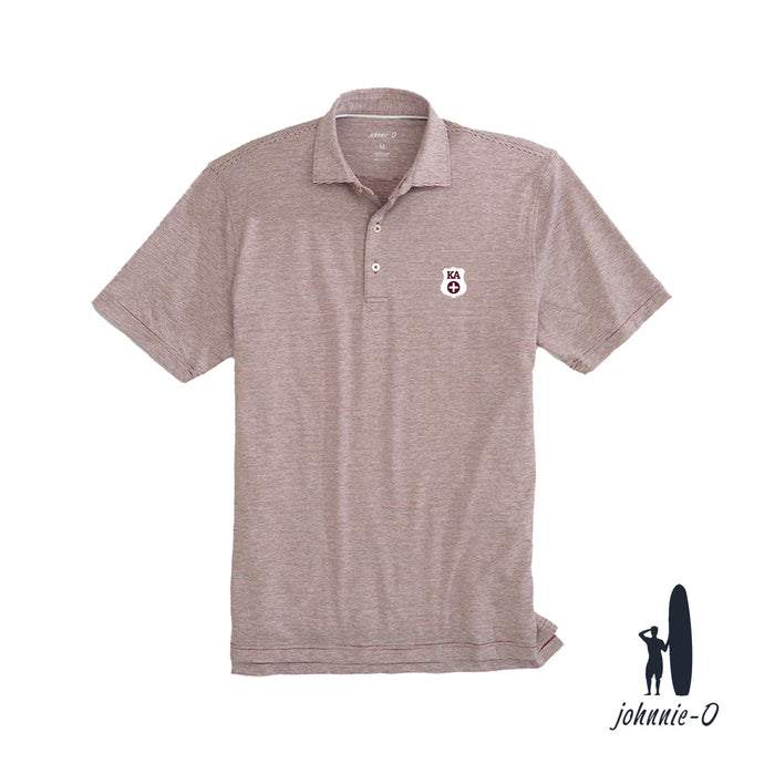 Kappa Alpha Johnnie-O Striped Polo