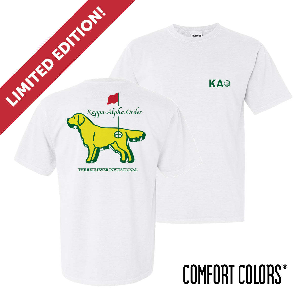New! Kappa Alpha The Retriever Invitational Short Sleeve Tee