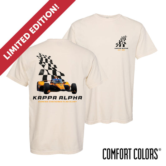 New! Kappa Alpha Limited Edition Comfort Colors Checkered Champion Short Sleeve Tee