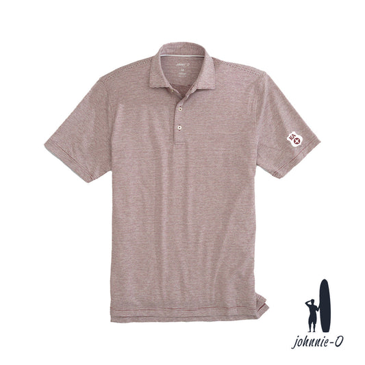 New! Kappa Alpha Johnnie-O Striped Polo With Sleeve Decoration