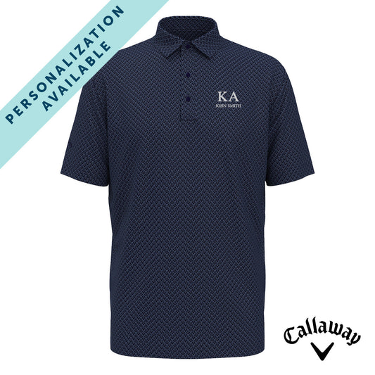 Kappa Alpha Callaway Chevron Patterned Polo Kappa Alpha