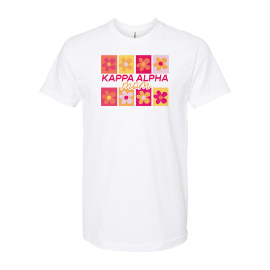 New! Kappa Alpha Blooming Proud Mom Short Sleeve Tee