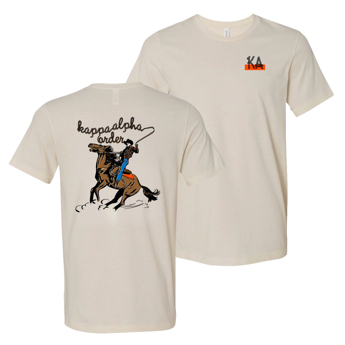 Kappa Alpha Neutral Western Tee