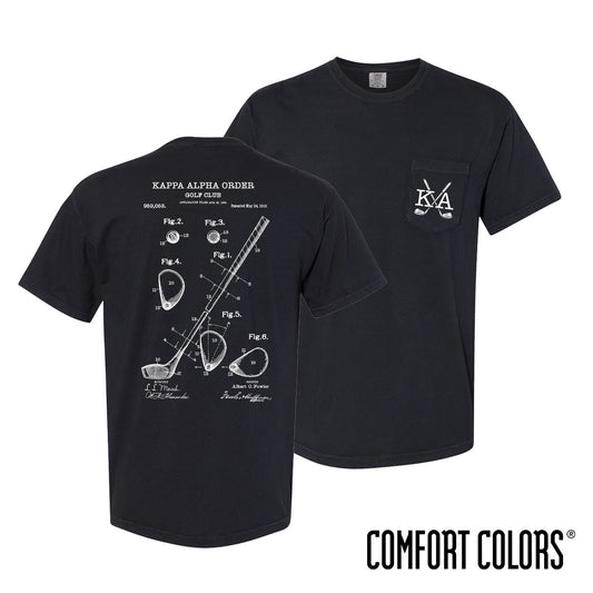 New! Kappa Alpha Comfort Colors Club Components Short Sleeve Tee
