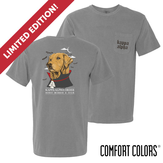 Limited Edition Kappa Alpha Vampire Retriever Short Sleeve Pocket Tee
