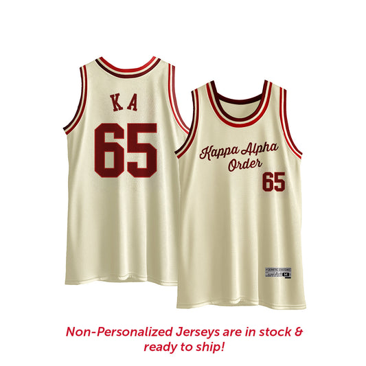 Kappa Alpha Retro Basketball Jersey.