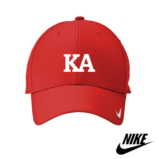 New! Kappa Alpha Red Nike Hat With Greek Letters