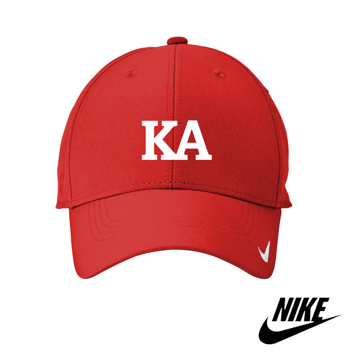 Kappa Alpha Red Nike Hat With Greek Letters
