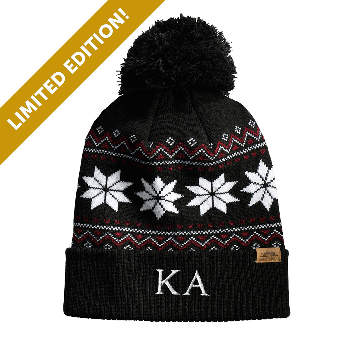 Limited Edition! Kappa Alpha Knitted Pom Beanie