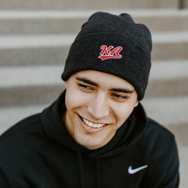 Kappa Alpha Signature Charcoal Beanie