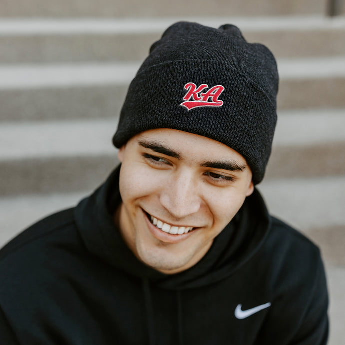 Kappa Alpha Signature Charcoal Beanie