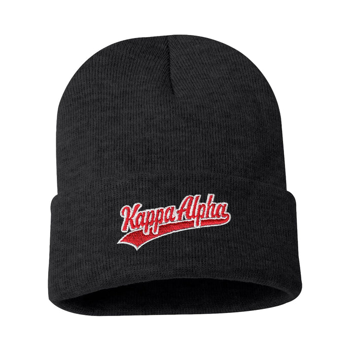 Kappa Alpha Signature Charcoal Beanie