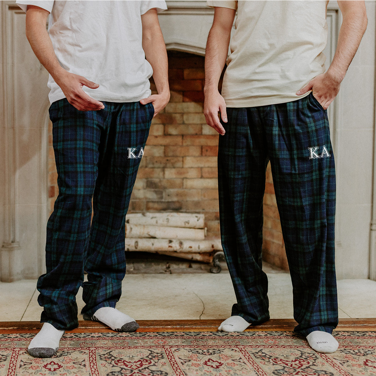 Kappa Alpha Blackwatch Plaid Flannel Pants