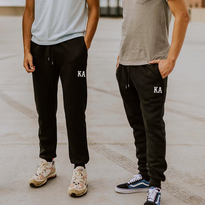 Kappa Alpha Embroidered Varsity Joggers