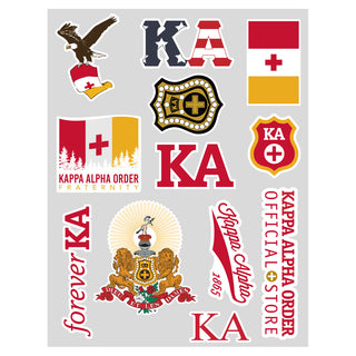 Kappa Alpha Sticker Sheet | Kappa Alpha Order| Promotional > Stickers