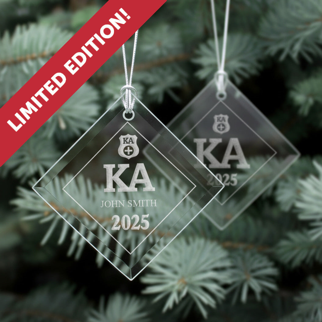 Kappa Alpha 2025 Limited Edition Holiday Ornament Kappa Alpha