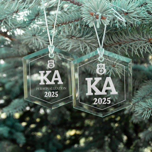 New! Kappa Alpha 2025 Limited Edition Holiday Ornament