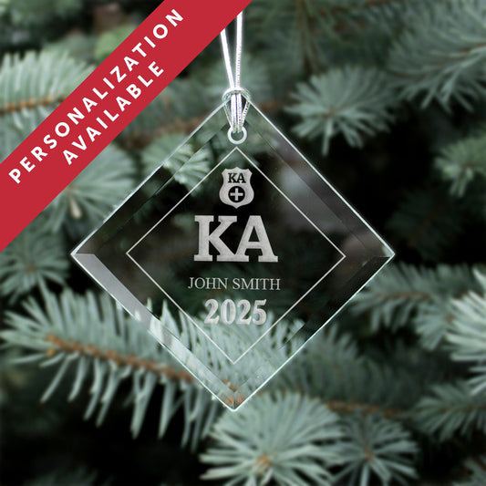 Kappa Alpha 2025 Limited Edition Personalized Holiday Ornament Kappa Alpha