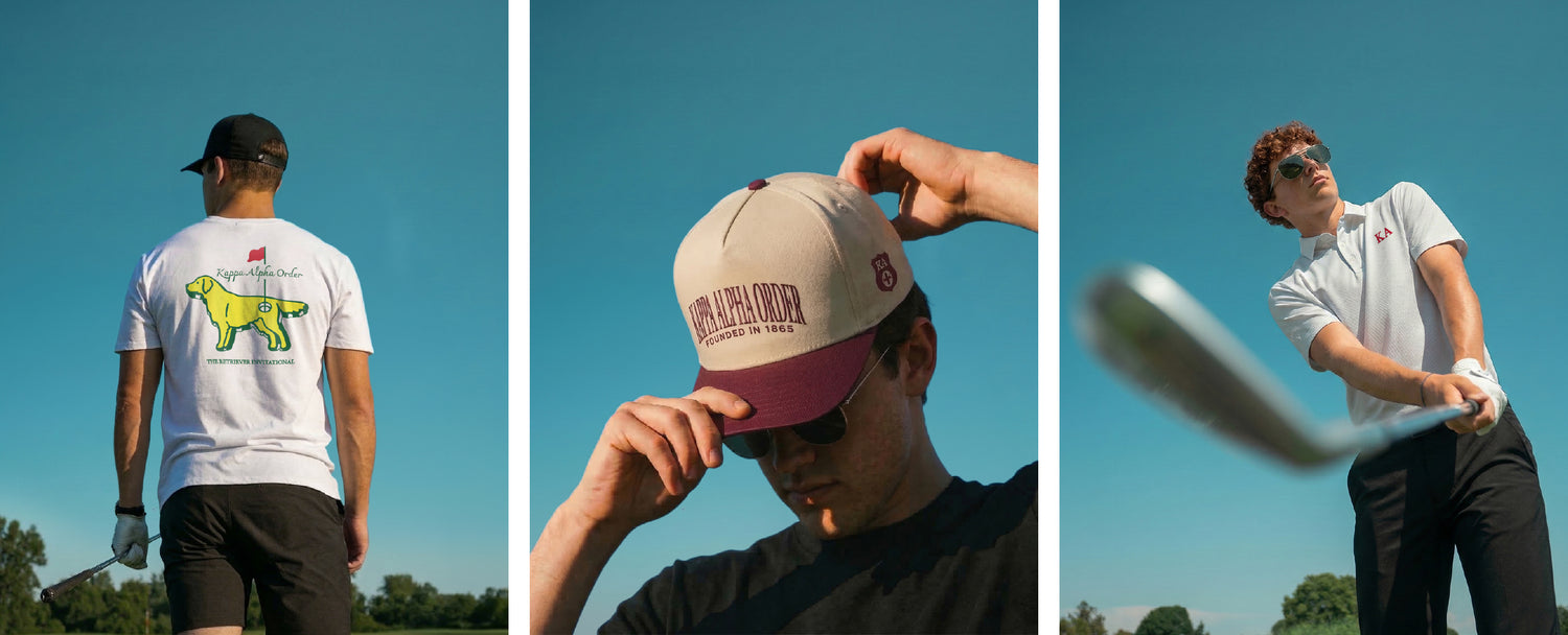 New! Kappa Alpha Adidas Textured Diamond Polo