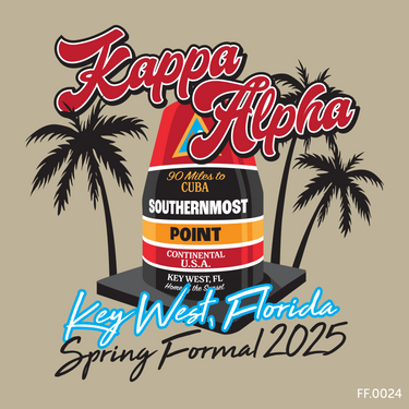Kappa Alpha Key West Spring Formal 2025 Tee