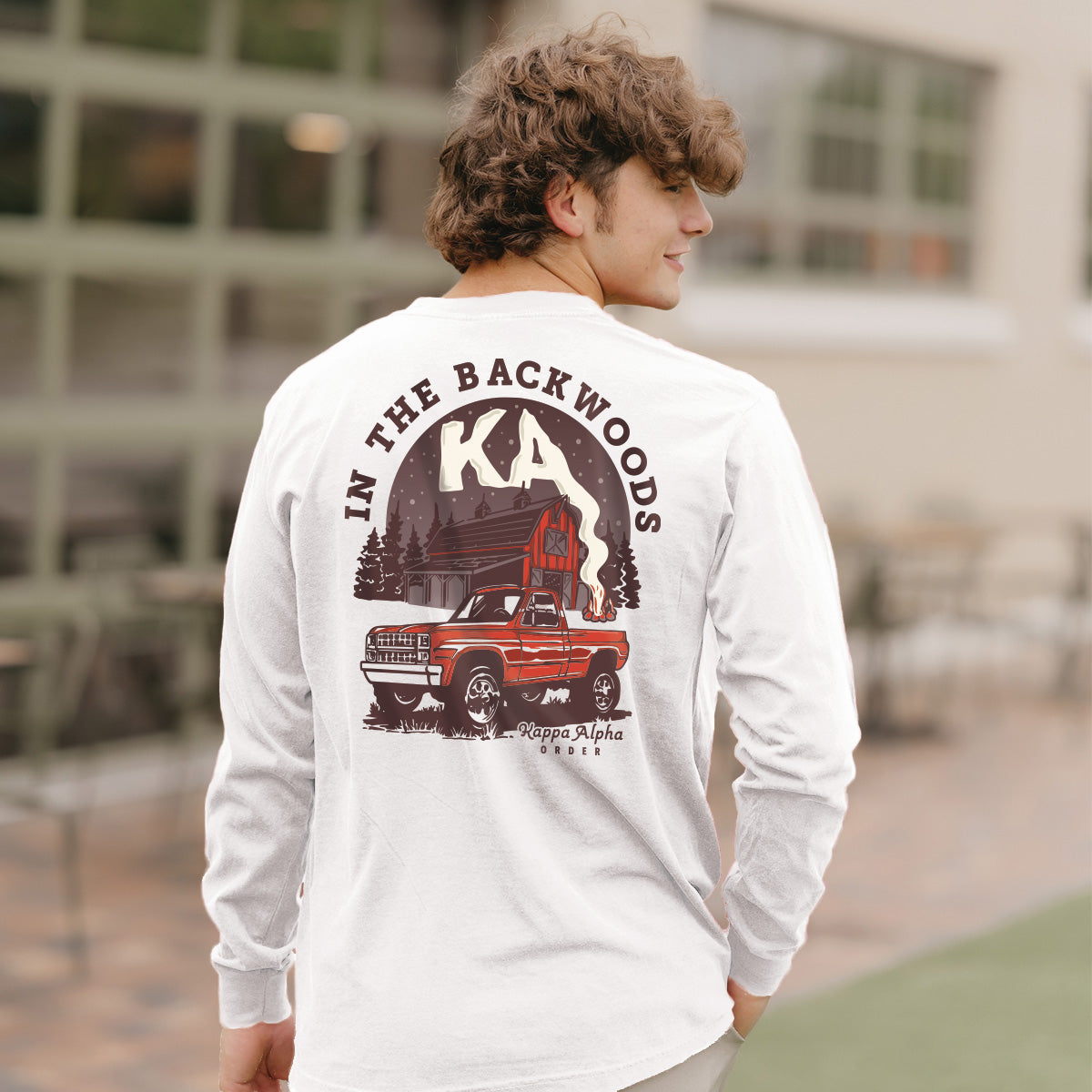 New! Kappa Alpha Country Roads Long Sleeve Tee