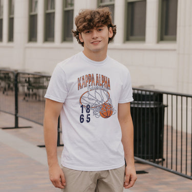 Kappa Alpha Retro Basketball Short Sleeve Tee
