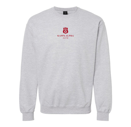 New! Kappa Alpha Alumni Embroidered Symbol Crewneck