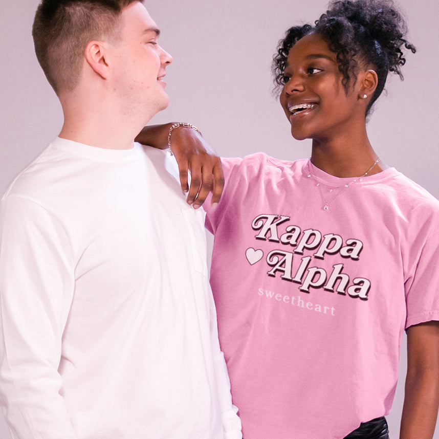 Kappa Alpha Comfort Colors Retro Sweetheart Tee
