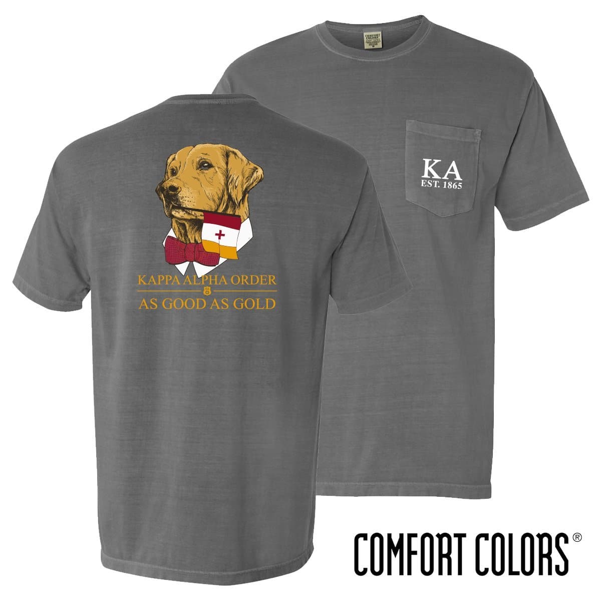 Kappa Alpha Comfort Colors Retriever Flag Tee | Kappa Alpha Order | Shirts > Short sleeve t-shirts
