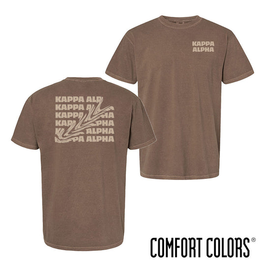 New! Kappa Alpha Comfort Colors Liquify Short Sleeve Tee