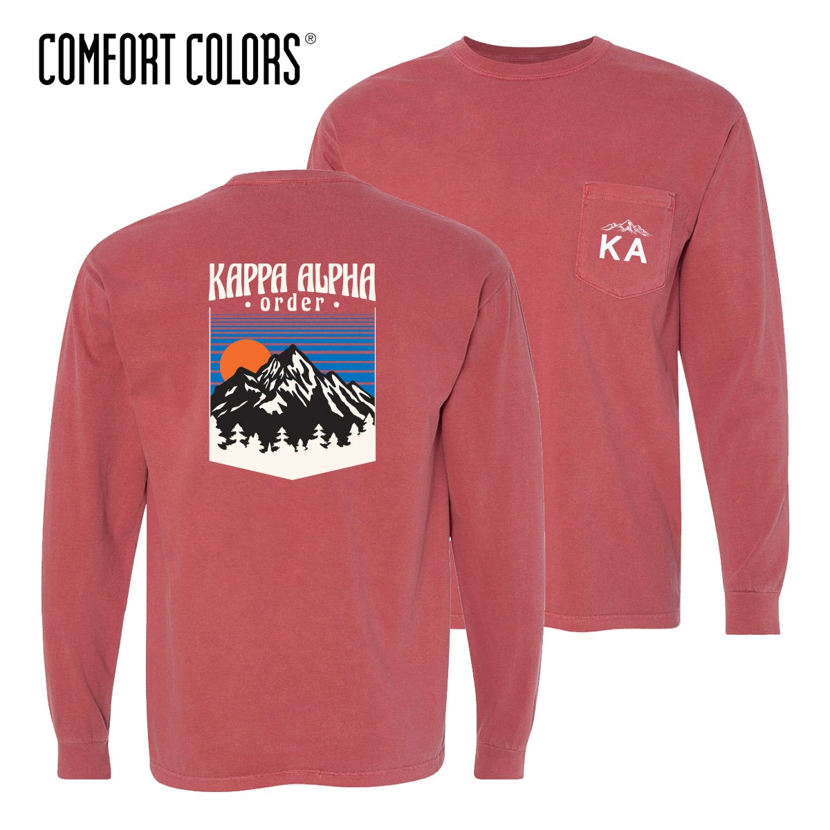 Kappa Alpha Long Sleeve Retro Alpine Tee