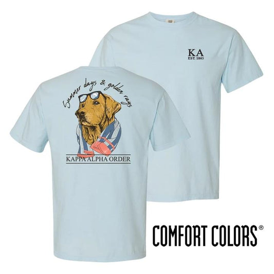 Kappa Alpha Blue Comfort Colors Retriever Tee | Kappa Alpha Order | Shirts > Short sleeve t-shirts