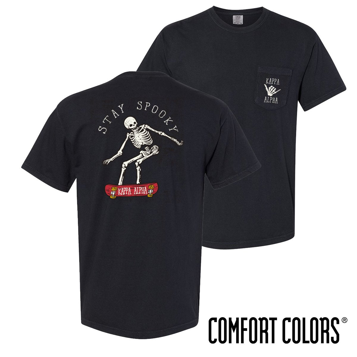 Kappa Alpha Comfort Colors Stay Spooky Short Sleeve Tee | Kappa Alpha Order | Shirts > Short sleeve t-shirts