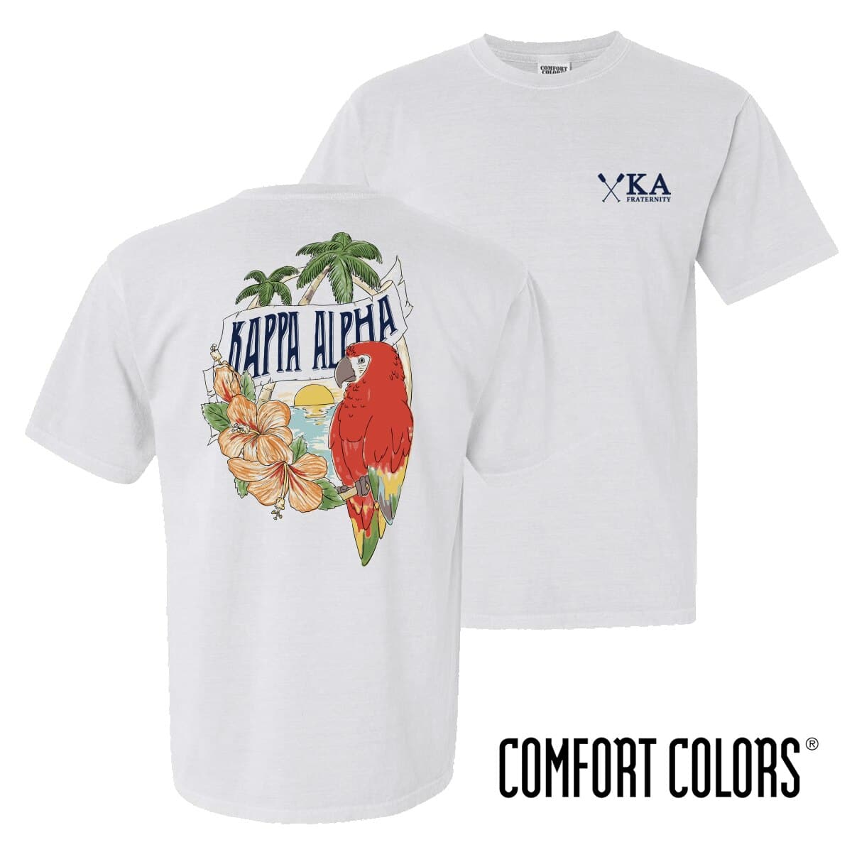 Kappa Alpha Comfort Colors Tropical Tee | Kappa Alpha Order | Shirts > Short sleeve t-shirts