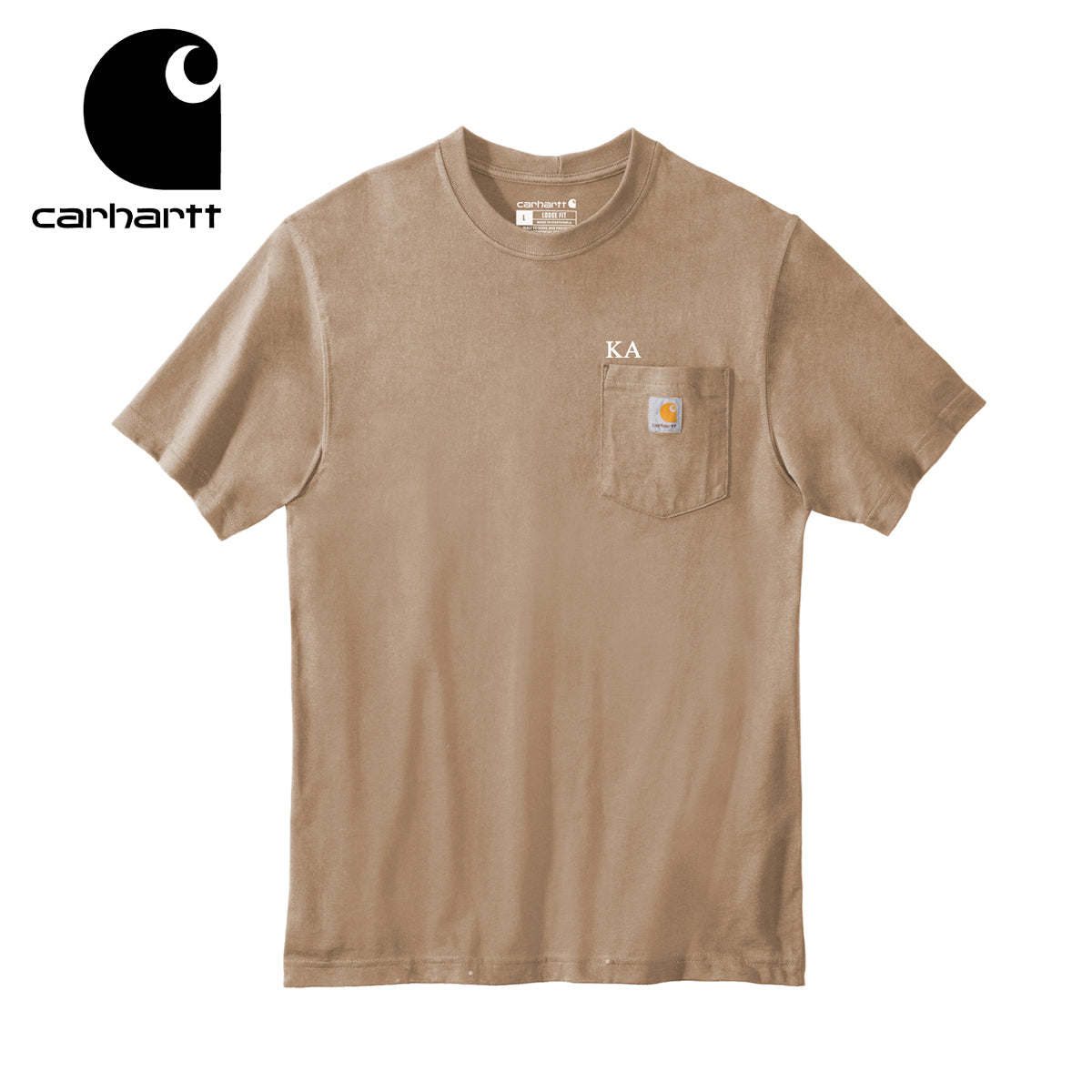 Kappa Alpha Carhartt Relaxed Fit Short Sleeve Pocket Tee