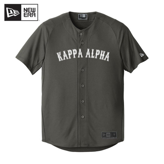 Kappa Alpha New Era Graphite Baseball Jersey | Kappa Alpha Order | Shirts > Jerseys
