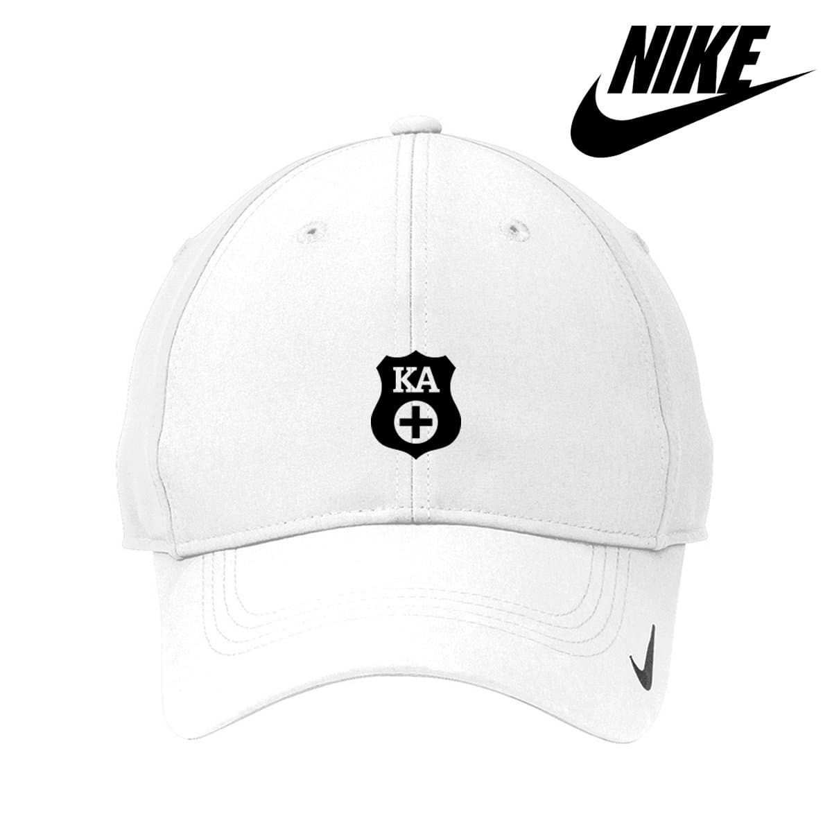 Kappa Alpha White Nike Dri-FIT Performance Hat | Kappa Alpha Order | Headwear > Billed hats