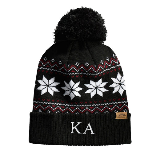 New! Kappa Alpha Knitted Pom Beanie