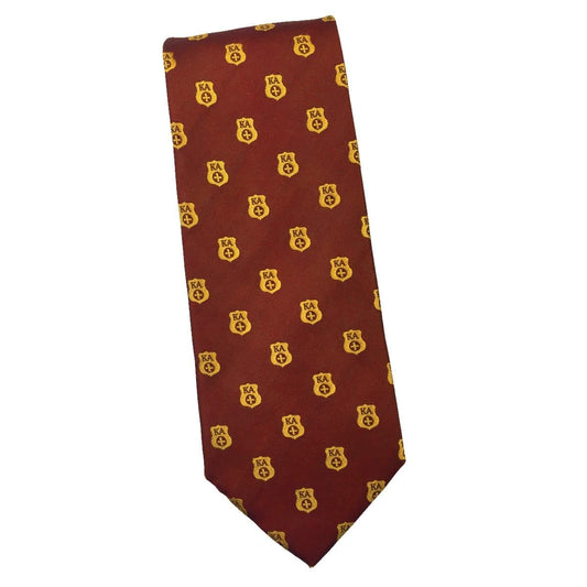 Kappa Alpha Badge Silk Tie | Kappa Alpha Order | Ties > Neck ties