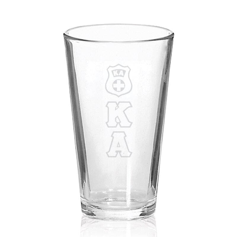 Kappa Alpha Engraved Fellowship Glass | Kappa Alpha Order | Drinkware > 15 ounce glasses