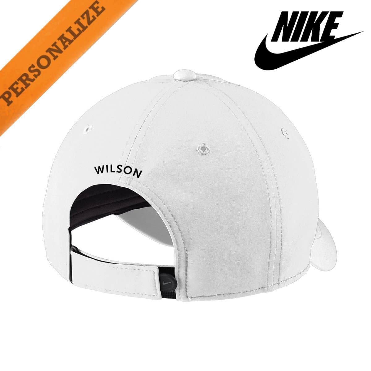 Kappa Alpha Personalized White Nike Dri-FIT Performance Hat | Kappa Alpha Order | Headwear > Billed hats