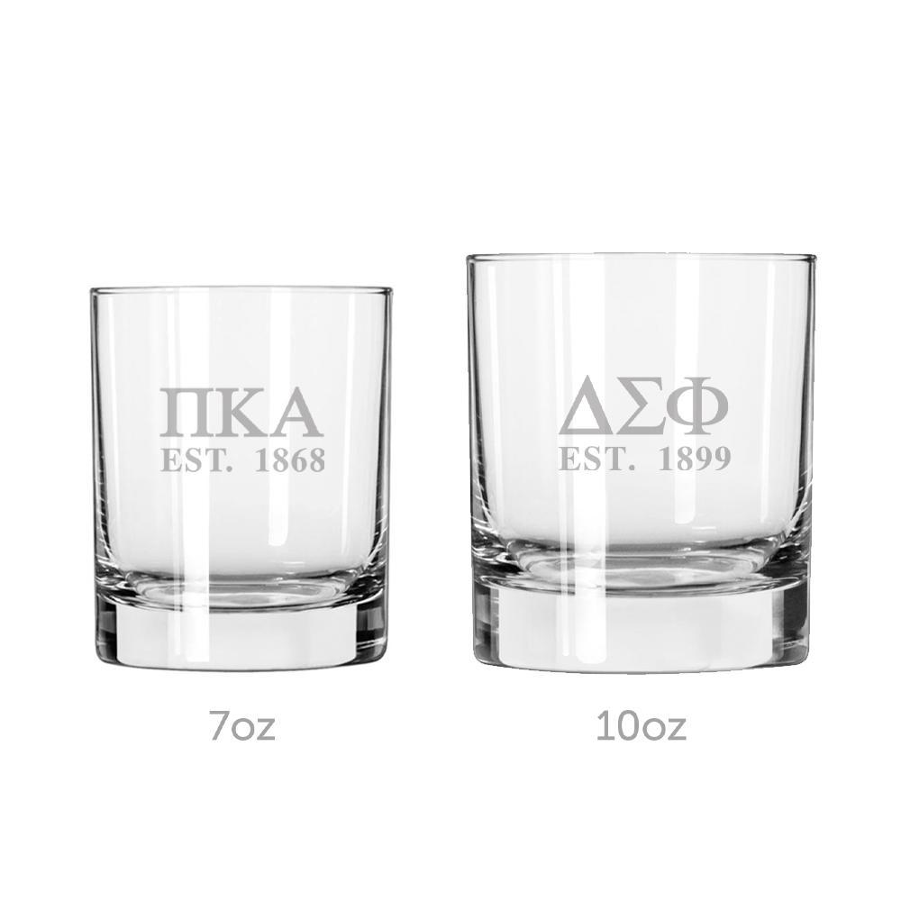 Kappa Alpha Engraved Glass | Kappa Alpha Order | Drinkware > 8 ounce glasses