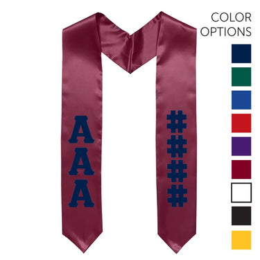 Kappa Alpha Pick Your Own Colors Graduation Stole | Kappa Alpha Order | Apparel > Stoles