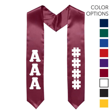Kappa Alpha Pick Your Own Colors Graduation Stole | Kappa Alpha Order | Apparel > Stoles