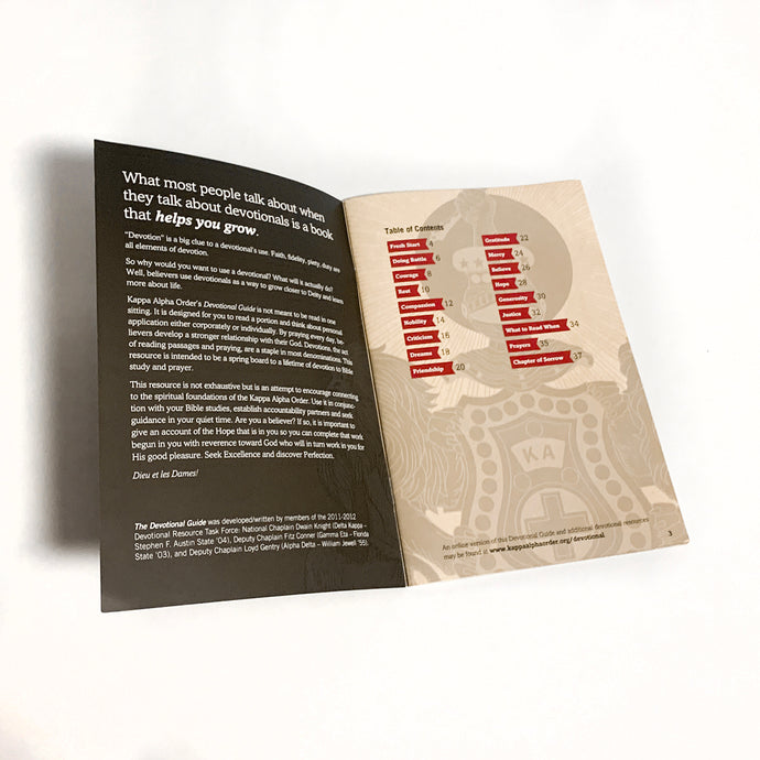 Kappa Alpha New Member Packet With Bible