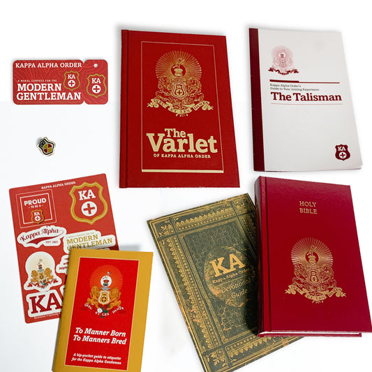 Kappa Alpha New Member Packet With Bible