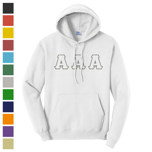 Kappa Alpha Pick Your Own Colors Sewn On Hoodie